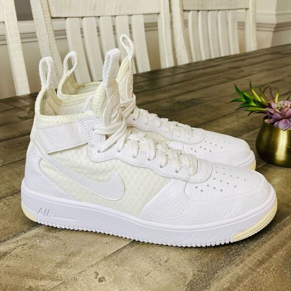 Nike Af1 Nike Ultraforce Womens Nike Air Force Ultraforce Mid White Women's Sneakers Size